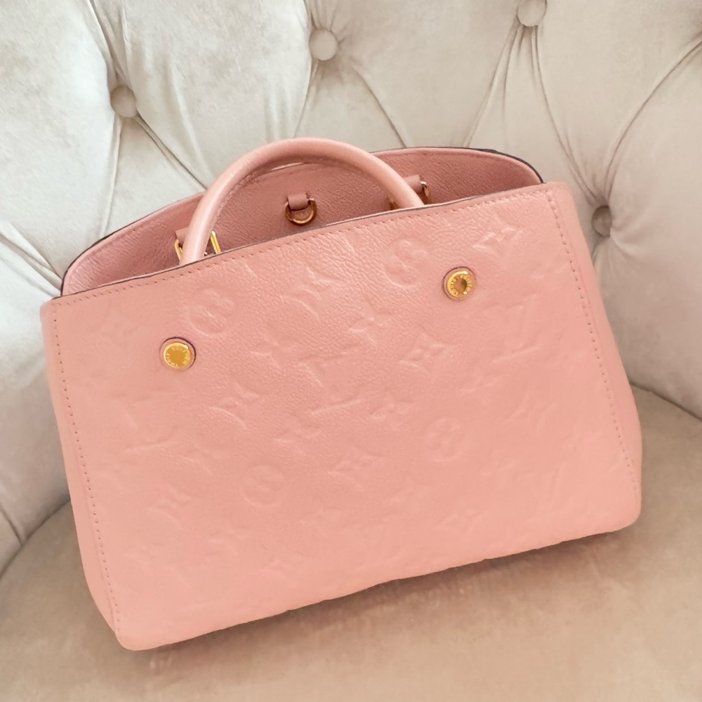 Louis Vuitton Empreinte Montaigne BB Rose Poudre